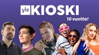 Yle Kioski täyttää 10 vuotta! Kuvassa vasemmalta oikealle Gogi Mavromichalis, Matti Riitakorpi, Jaakko Keso, Jenny Vu, Kashmeera (Mira) Lokuge ja Emma Karasjoki.