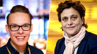 Matias Pajula ja Silvia Modig.