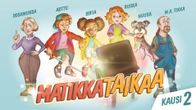Matikkataikaa-sarjan hahmot seisovat rivissä. 