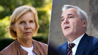 Kollage på tidigare SFP-ordförande Anna-Maja Henriksson och nuvarande ordförande Anders Adlercreutz.