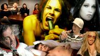 Kuvakollaasi, jossa on Idols-finalisteja, Uniklubi, Nightwish, Rammstein, @junkmail, Günther, Pikku G ja Anastacia.