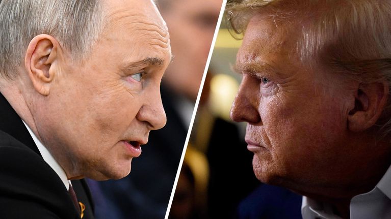 Putin ja Trump kuvakollaasissa.