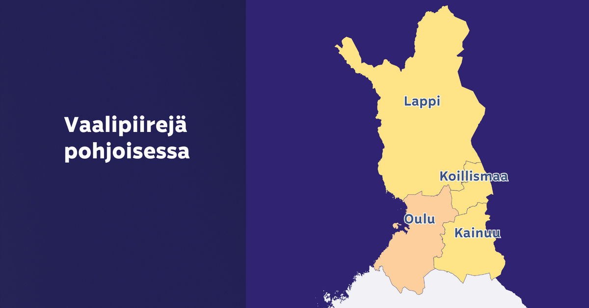 Lapin poliitikoilta vastaveto vaalipiiripyöritykseen: mieluummin yhteen Kainuun ja Koillismaan kuin Oulun kanssa