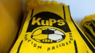KuPS:n eli Kuopion Palloseuran fanien kaulaliina.