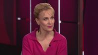 Helsingin Sanomien päätoimittaja Laura Saarikoski Viimeinen sana -lähetyksessä.