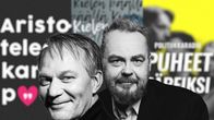 Ylen toimittajat Petri Rinne ja Jari Aula.
