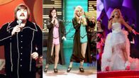 Kollaasikuva. Vasemmalta oikealle Euroviisuesiintyjät Fredi, CatCat ja Krista Siegfrids.