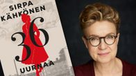 Sirpa Kähkönen ja kirjansa 36 uurnaa kansi.