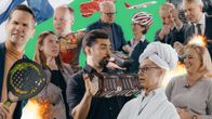 Kuvakaappauksia presidenttiehdokkaiden tenttivideoilta.