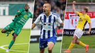 Abdoulaye Kanté, Topi Keskinen och Axel Vidjeskog i kollage.