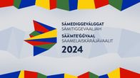 Grafiikkakuva saamelaiskäräjävaaleista 2024.