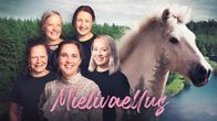 Kuvassa on etualalla viisi naista. Edessä keskellä on psykoterapeutti Henriika Maikku. Hänen ympärilleen on aseteltu kuvat Anna-Stiinasta, Tiinasta, Tiiasta ja Annista. Taustalla on havumetsää ja järvimaisema, naisten takana vaalean hevosen hahmo.