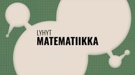 Lyhyt matematiikka -teksti.