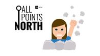 Photo shows the sisu emoji with the All Points North logo in the corner.