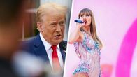Kuvapari, jossa Donald Trump ja Taylor Swift.
