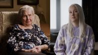 Kuvakaappaus dokumentista Matti Nykänen. Kuvassa Vieno ja Eveliina Ojala.