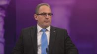 Perussuomaliaisten eduskuntaryhmän puheenjohtaja Jani Mäkelä vieraili A-studiossa 4.2.2025.