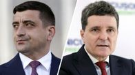 Romanian laitaoikeiston ehdokas George Simion ja Bukarestin pormestari Nicușor Dan.