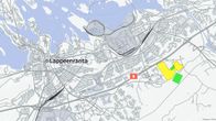 Polarnoden datakeskukselle suunnittelemat uudet alueet Pajarilassa.