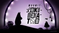 Kuvassa Muumit-lukumaratonin visuaalinen ilme. Violetti tausta, kirjoja ja Muumipeikko sekä Ninni.