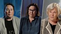Kollaasi kolmesta naisesta, jotka katsovat haastattelussa kameraan. Vasemmalta oikealle Heini Syyrilä, Rosa Meriläinen ja Elisabeth Rehn.