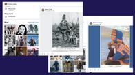 Kollaasi kahdesta näyttökuvasta facebook ryhmistä history inside ja historic horizons.