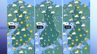Sääkartat alkuviikolle 14.9. - 15.9.2026. 