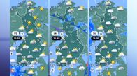 Viikonlopun sääkartta ajalle 24.-25.10.