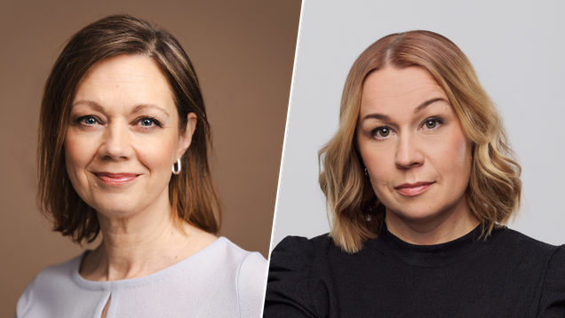Ett bildcollage som visar två kvinnor.