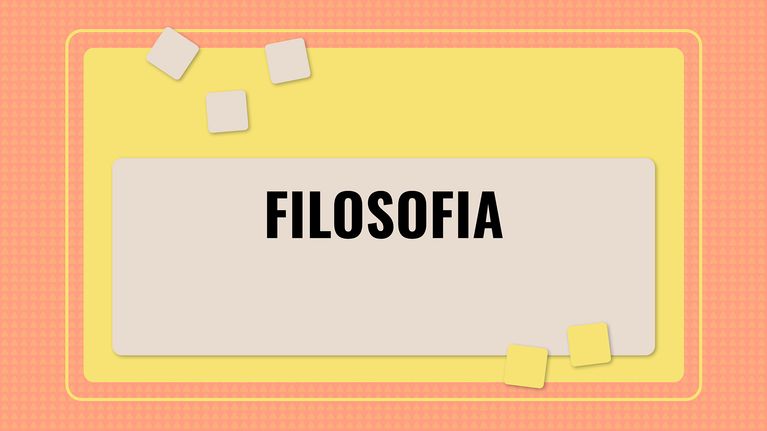 Filosofian ainesivu. Musta fontti vaalealla taustalla.