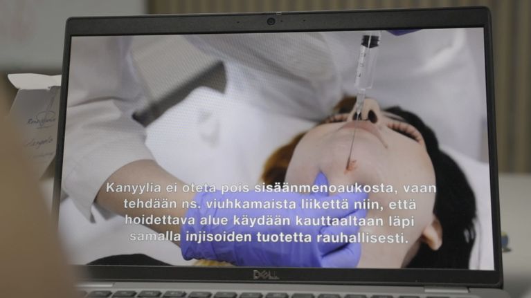 MOT osti netistä pistoshoitokoulutuksen, jossa sertifikaatin sai ...