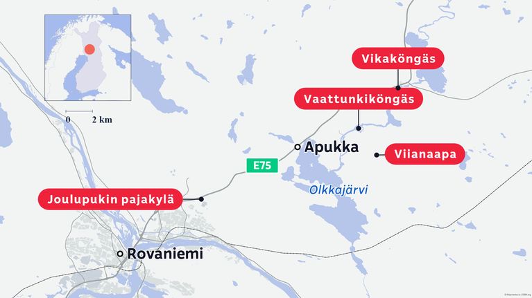 Nämä Lapin komeat kosket halutaan kaupallistaa – Rovaniemelle avattiin ...