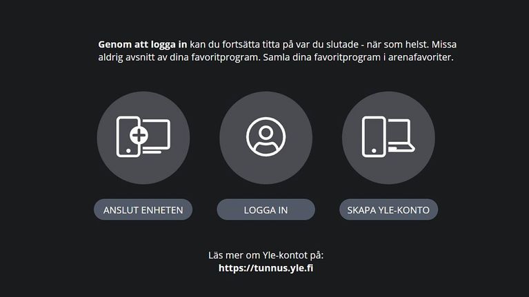 Nu kan flera användare logga in på Yle Arenan-appen i smart tv | Kultur ...
