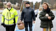 Kaksi miestä ja yksi nainen kombokuvassa.
