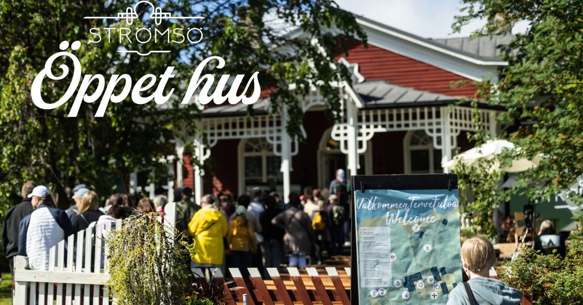 Välkommen till Strömsö på öppet hus idag, den 12 juni 2025 kl. 16.00–20 ...
