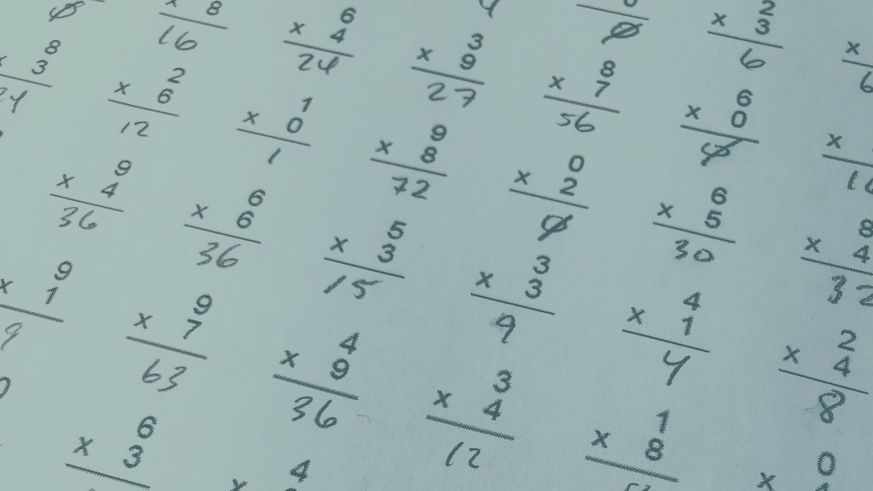 Matematiikan laskuja paperilla