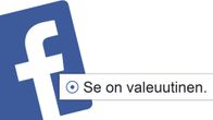 Facebookin logo, Facebookista otettu valintavaihtoehto Se on valeuutinen