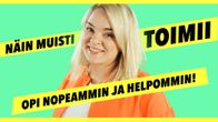 Ota haltuun oppimistekniikat!