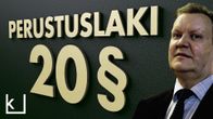 Kansalliskirjaston johtaja Kai Ekholm ja perustuslaki