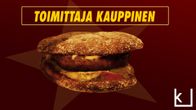 Toimittaja Kauppisen nimellä myytiin hampurilaista Jaskan grillissä 2002.