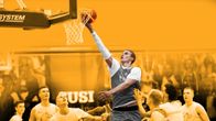 Lauri Markkanen tekee korin Susijengin harjoituksessa. 