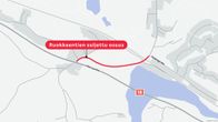 Osa Ruokkeentiestä on suljettu tietyön takia. 