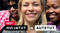 MOT: Huijatut ja autetut -ohjelman kansikuva. Kuvassa Susan, Paula ja Ruth yhteiskuvassa.