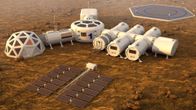 Asuinsijoja Mars-planeetalla.