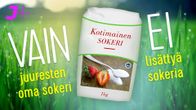 Tiesitkö, että tavallinen sokeri sisältää vain juureksen omaa sokeria?
