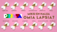 Perjantai: Miksi en halua omia lapsia? Yle TV1:llä 18.1.2019 klo 21.05.