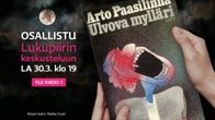 Lukijan käsissä Arto Paasilinnan teos Ulvova mylläri radion Lukupiirin chatissa