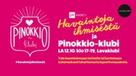 Havaintoja ihmisestä ja Pinokkio-klubi 12.10. klo 17-19