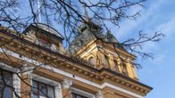 Oulun kaupungintalo helmikuussa