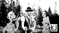 Samuli Paulaharju rajaretkellä Perä-Pohjolasssa 1910.